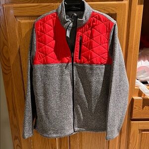 ZYIA Gray and Red Active Jacket